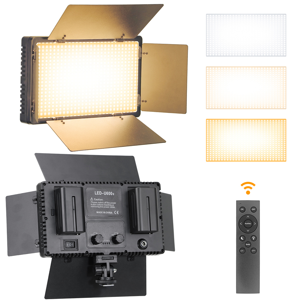 Photography Video Lighting Kit - U800-Panel de luz LED para estudio