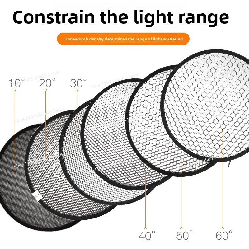 Photography Lighting Modifiers - Rejilla de nido de abeja estándar