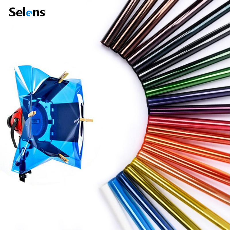 Photography Lighting Modifiers - Selens-Juego de geles con filtro, 14