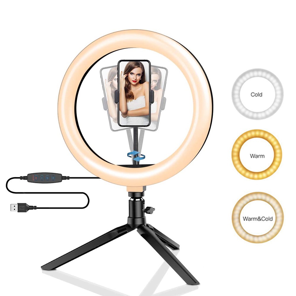 Photography Lighting Tool - Anillo Led de 26cm y 10