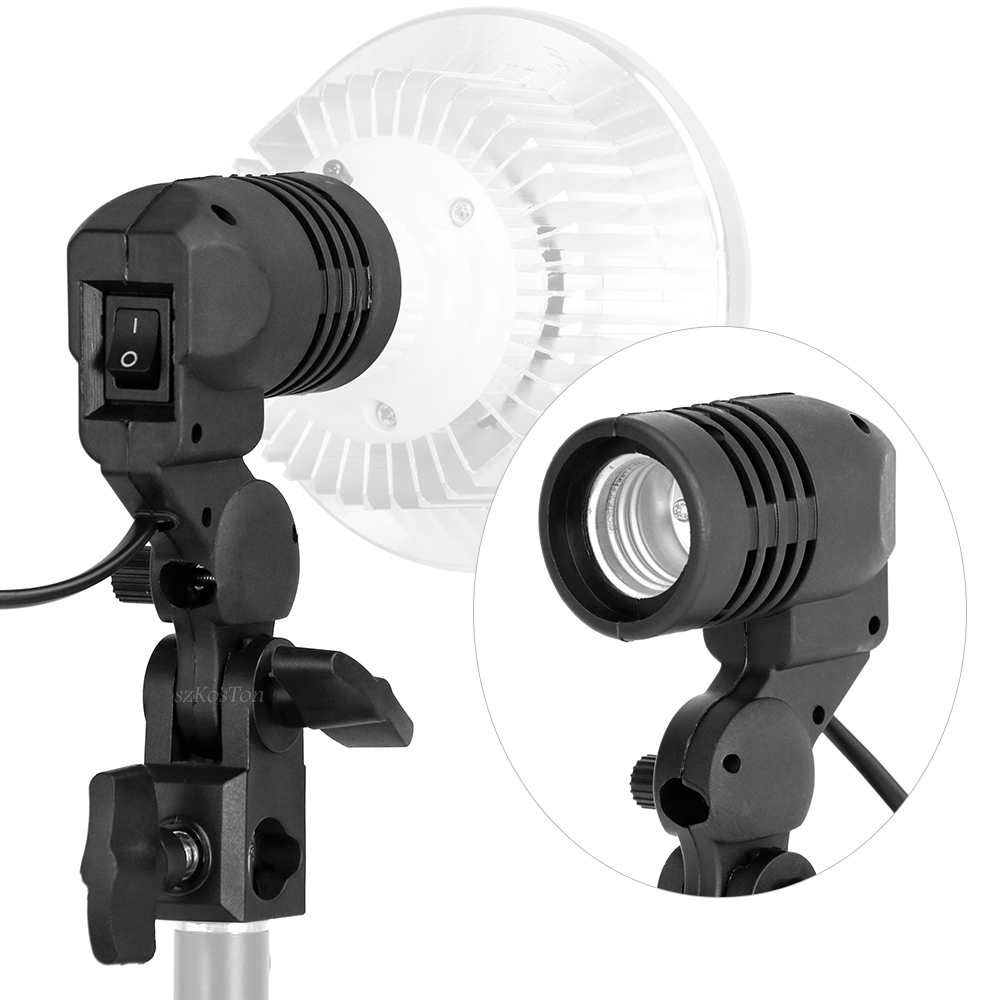 Portalámparas de un solo cabez - Photography Video Lighting Kit reseña y precio