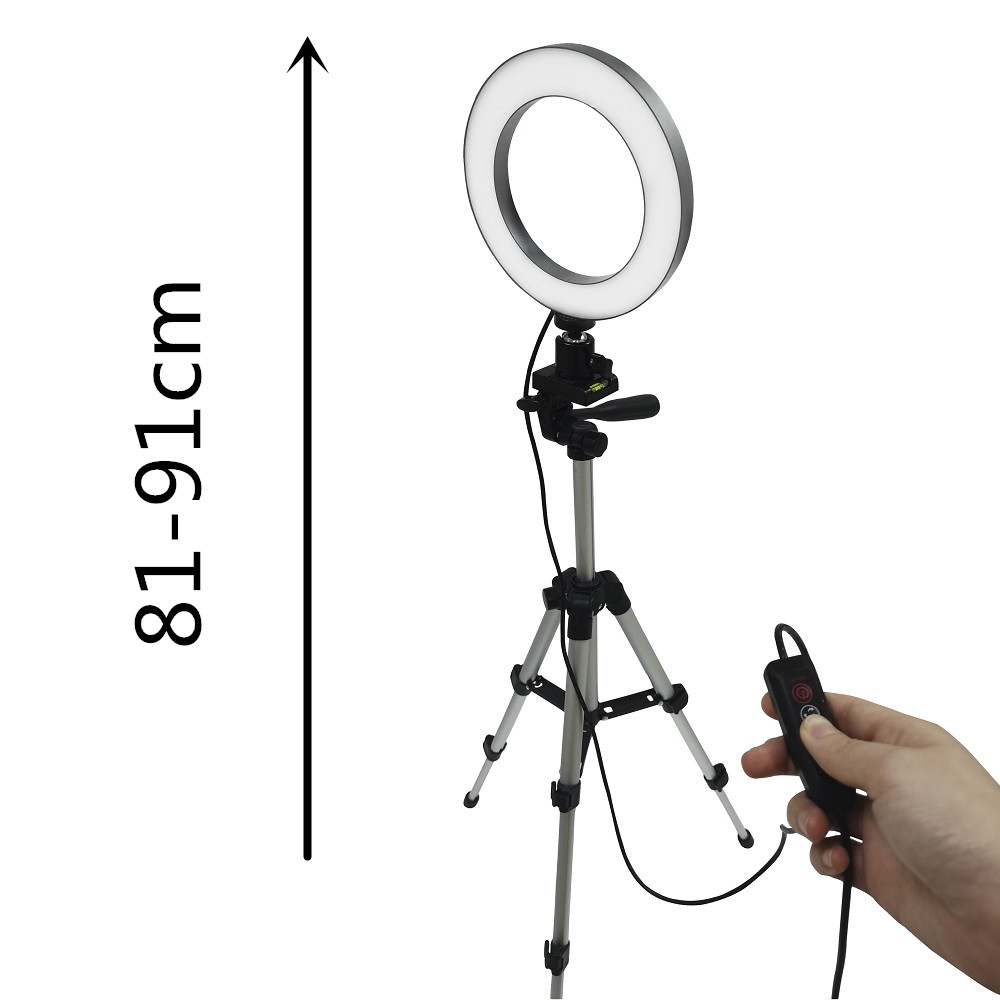 Anillo de luz LED para selfies - Photography Lighting Tool reseña y precio