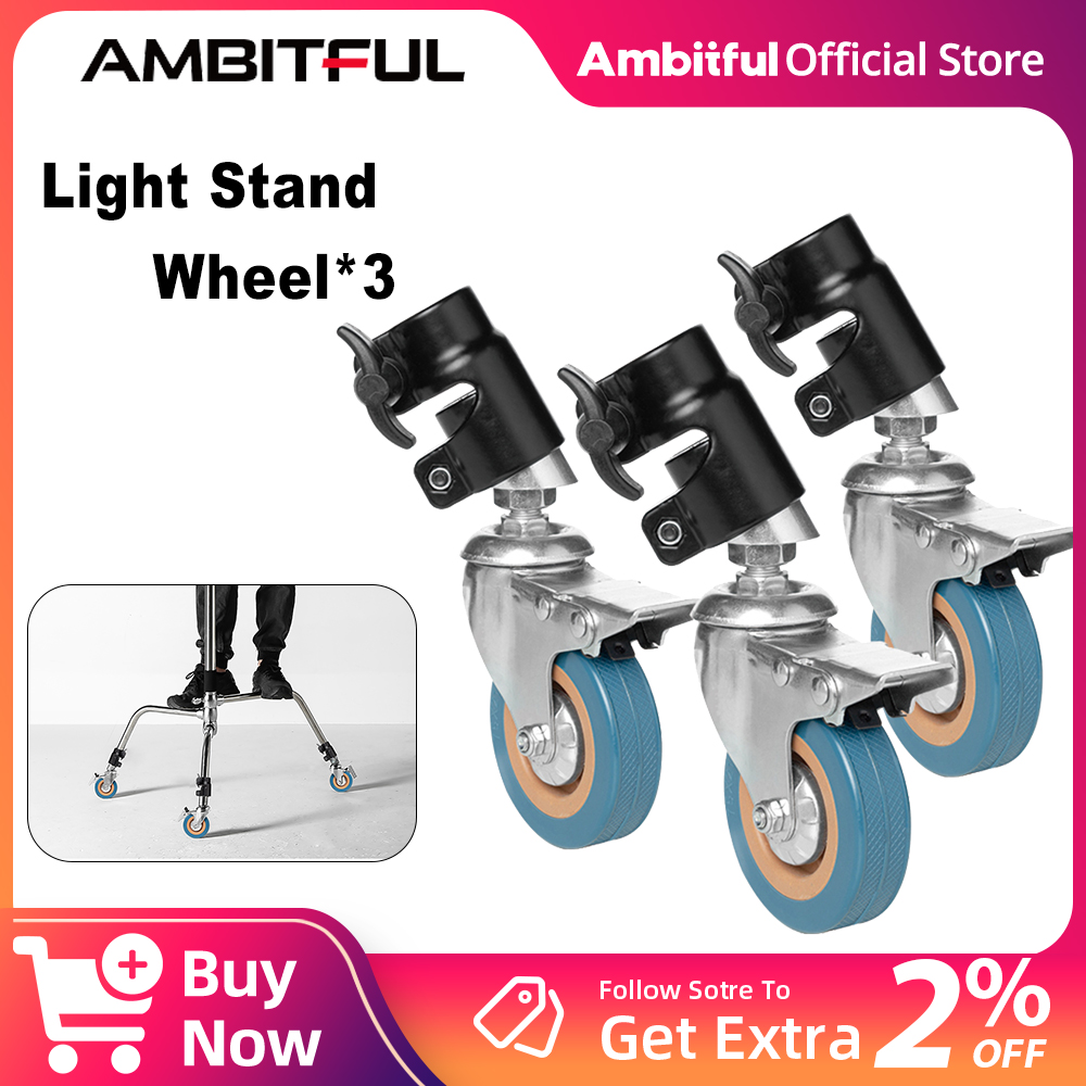 AMBITFUL-Juego de ruedas girat - Photography Video Lighting Kit reseña y precio