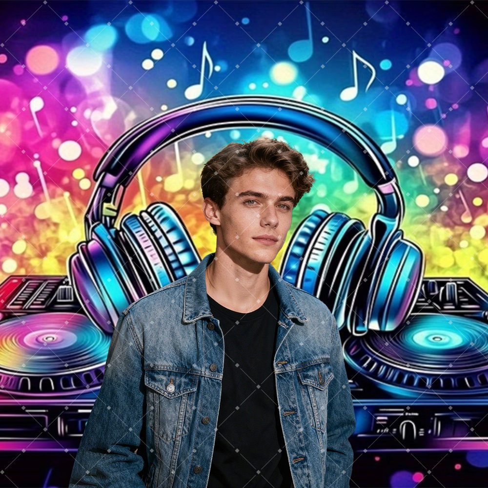 Decoración para Fiesta de DJ d - Photography Lighting Backdrop reseña y precio