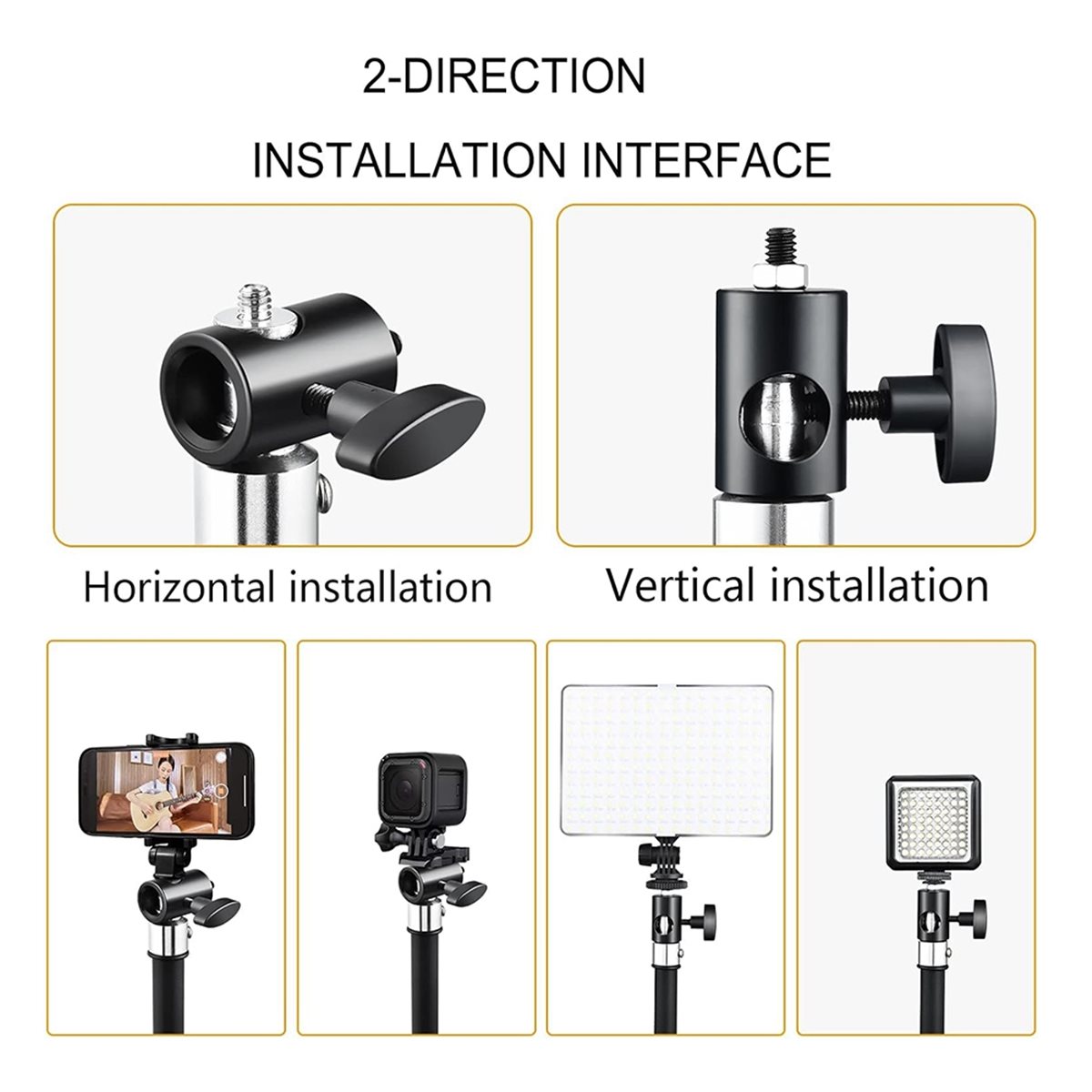 Adaptador de soporte de luz de - Photography Lighting Tips reseña y precio