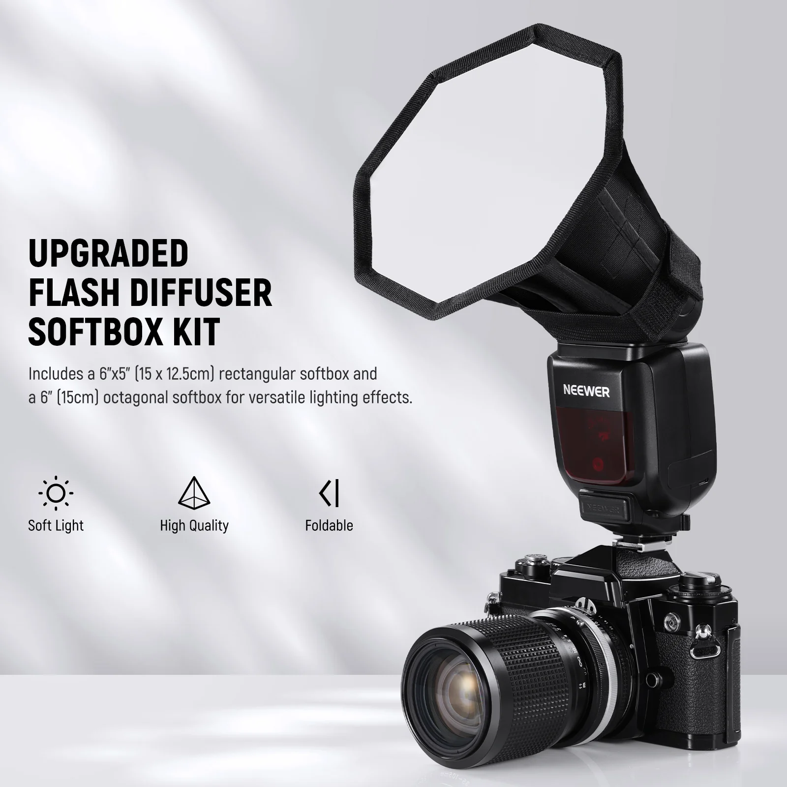 NEEWER NS5P - Difusor de Flash - Photography Lighting Modifiers reseña y precio