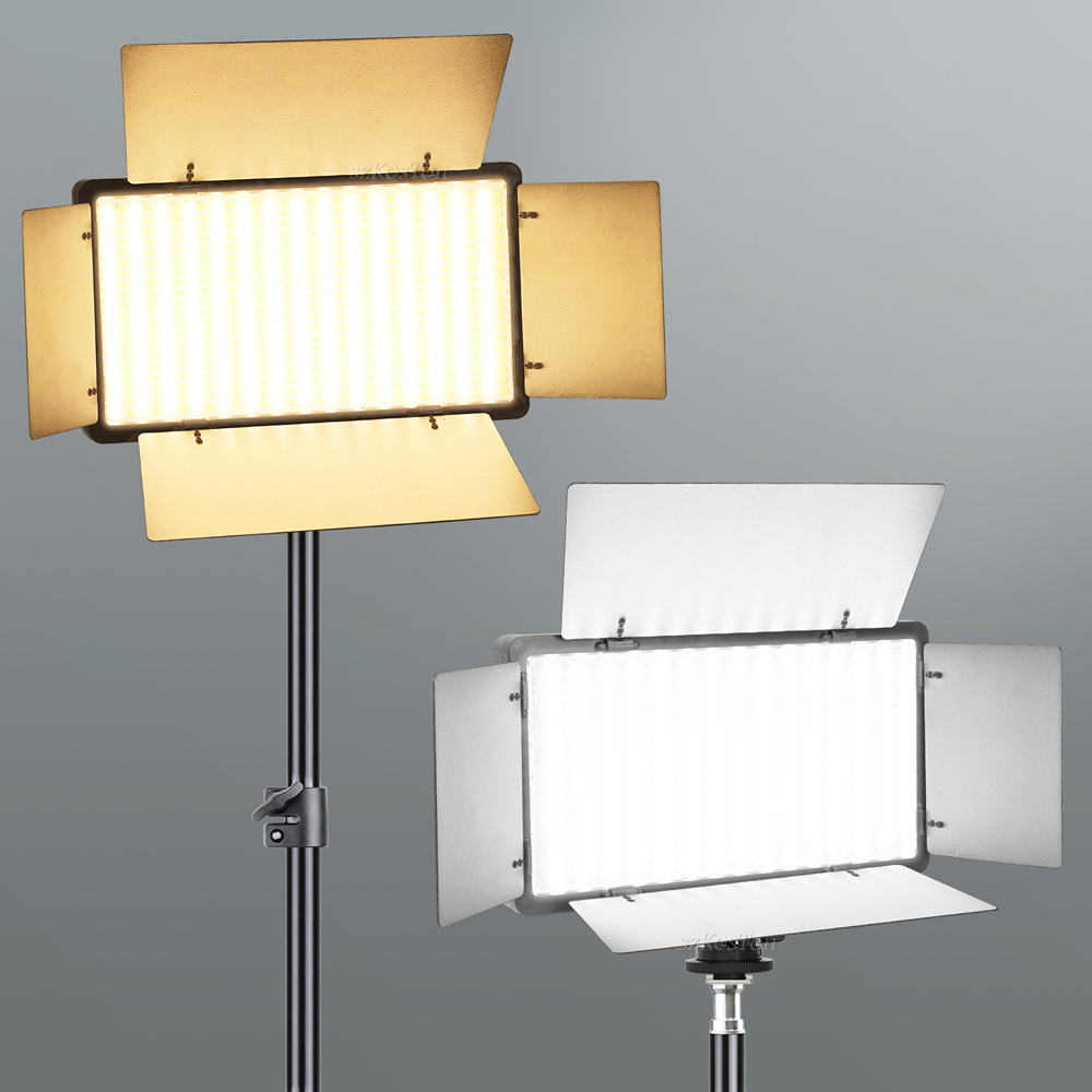 Panel de luz LED para Video, k - Photography Video Lighting Kit reseña y precio