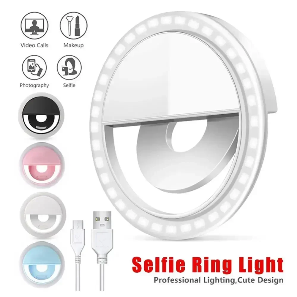 Anillo de luz LED para Selfie, - Photography Lighting Tool reseña y precio