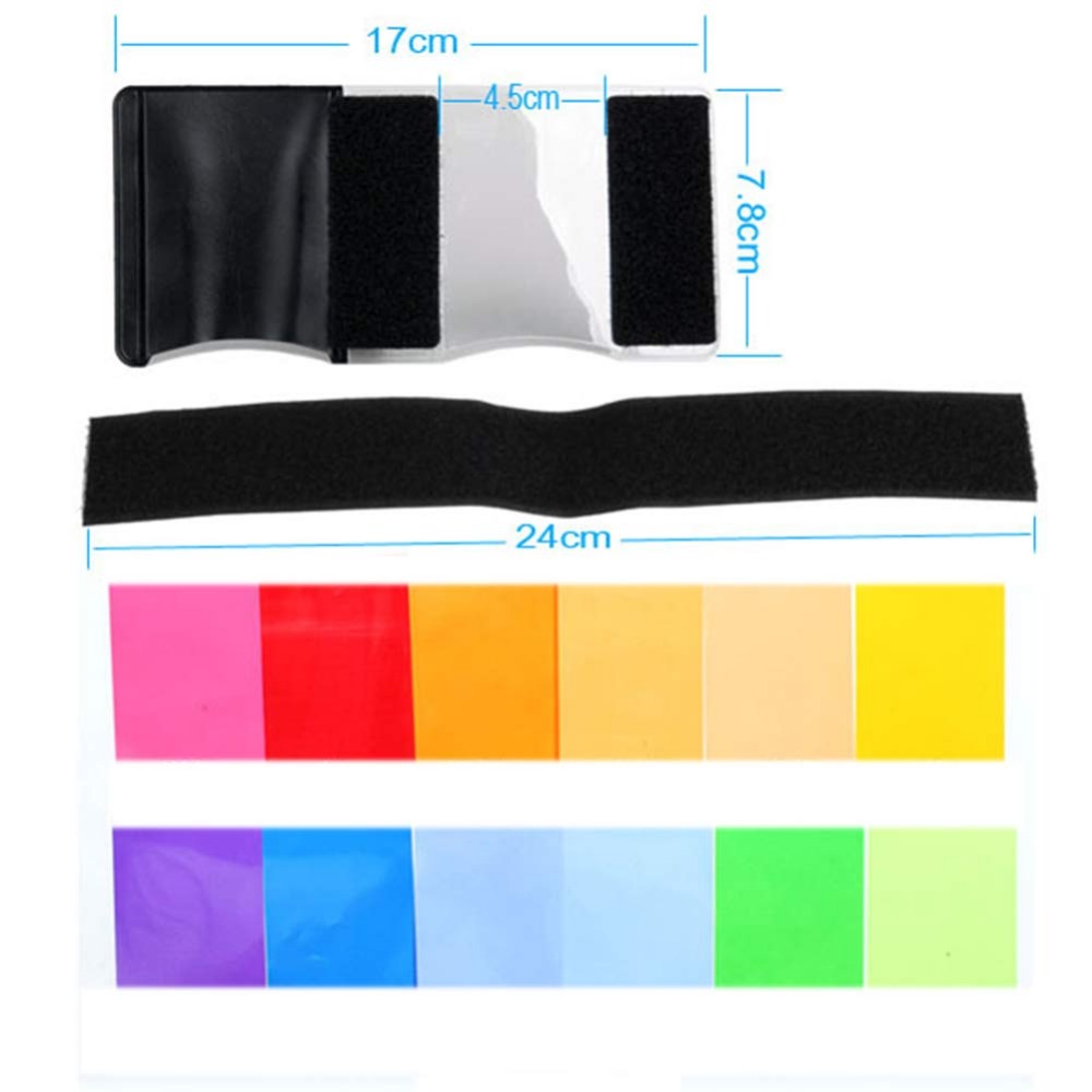 Kit de 12 Filtros de Gel para  - Portrait Photography With Lighting reseña y precio