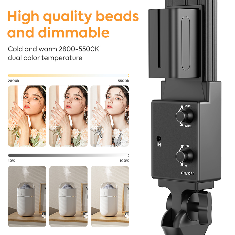 Kit de palo de mano para ilumi - Photography Video Lighting Kit reseña y precio