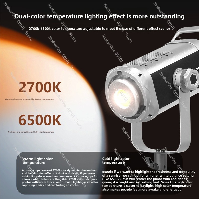 Luz de Fotografía COB de 300W  - Portrait Photography With Lighting reseña y precio