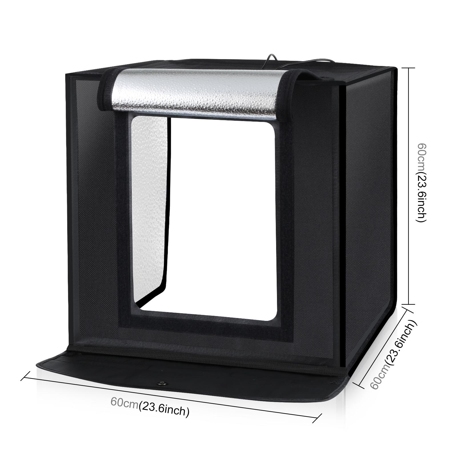 PULUZ 60cm caja de luz de estu - Photography Lighting Backdrop reseña y precio