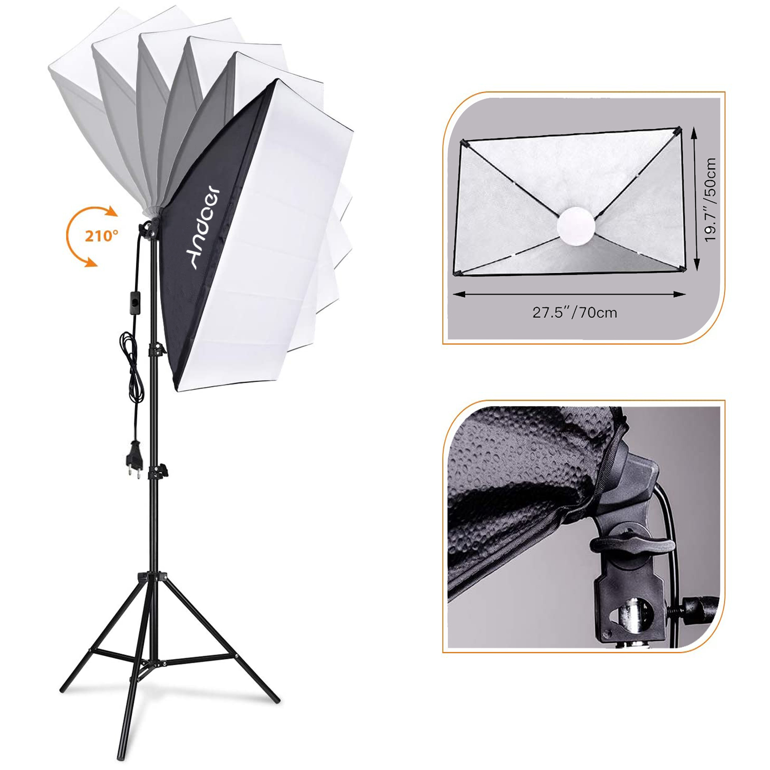 Kit de Iluminación Softbox And - Photography Video Lighting Kit reseña y precio