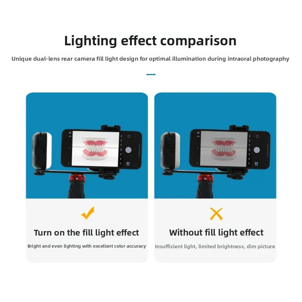 Luz de fotografía dental, flas - Photography Video Lighting Kit reseña y precio