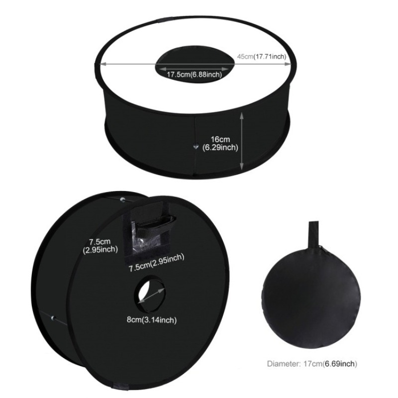 Softbox plegable de 45 cm con  - Photography Lighting Modifiers reseña y precio