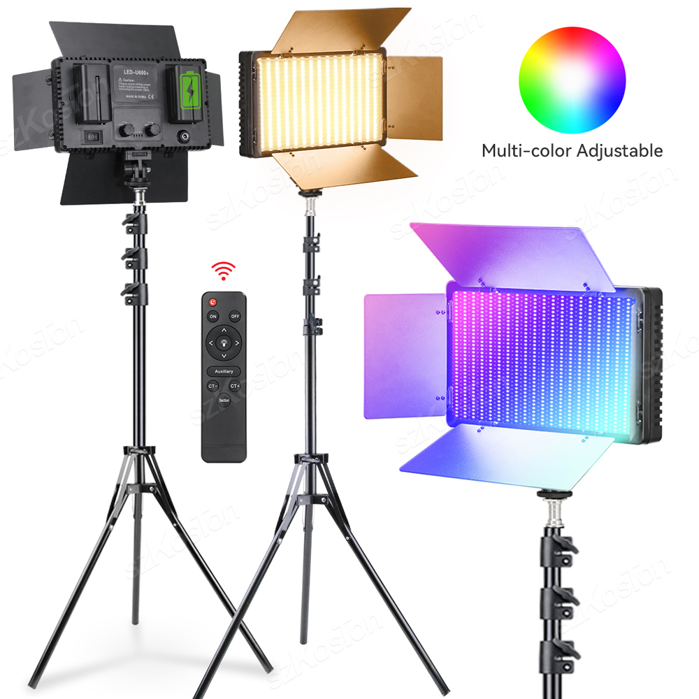 Panel de luz LED de relleno RG - Photography Video Lighting Kit reseña y precio