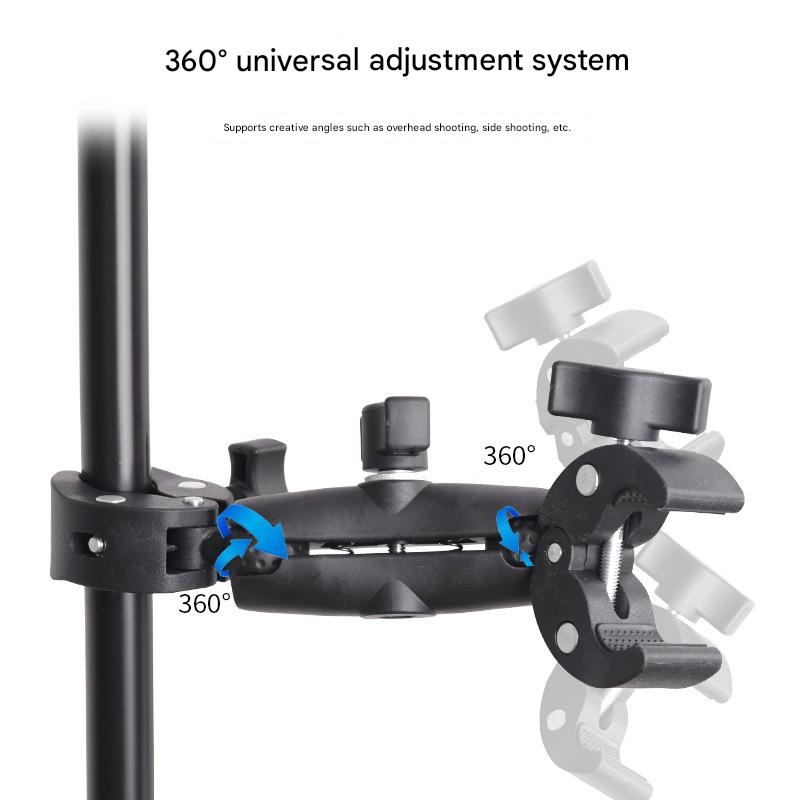 Soporte de cámara con doble su - Reflector Arm Clamp reseña y precio