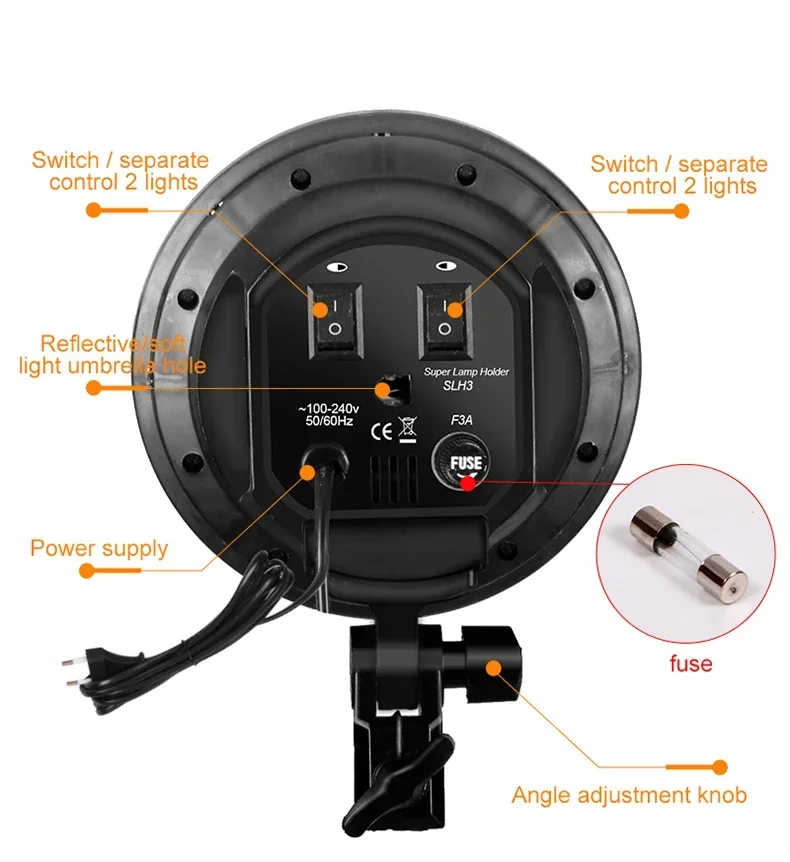 Kit de iluminación para estudi - Portrait Photography With Lighting reseña y precio