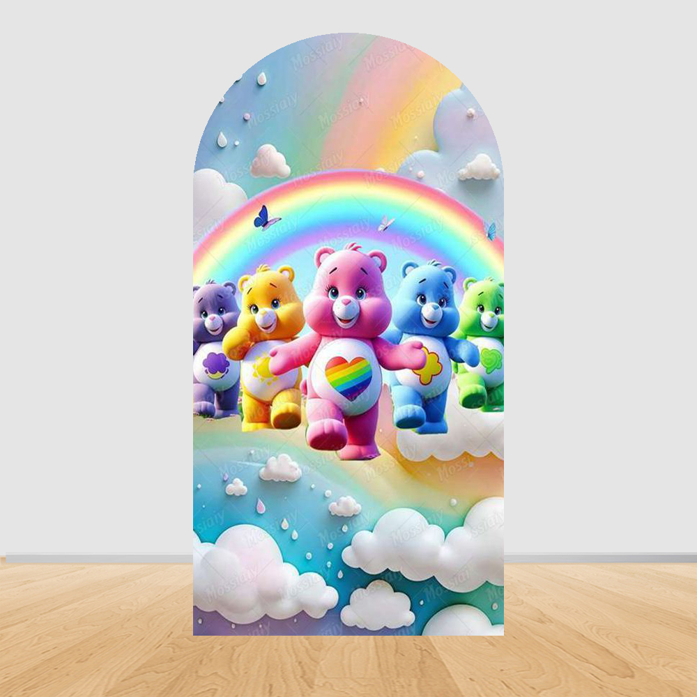 Lindo Fondo de Arco Iris con O - Photography Lighting Backdrop reseña y precio